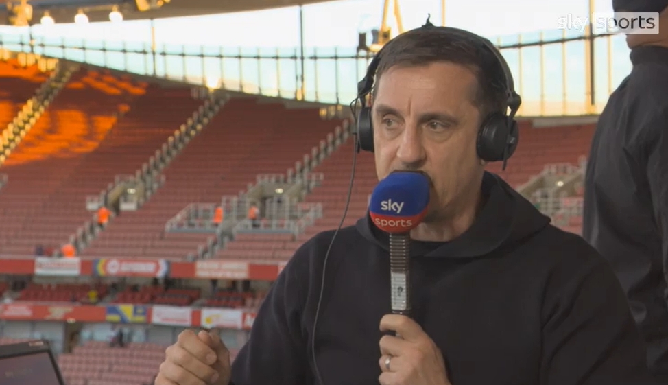 开云APP-内维尔：有时看不到阿森纳的战术思路 我不认为他们欧冠能夺冠